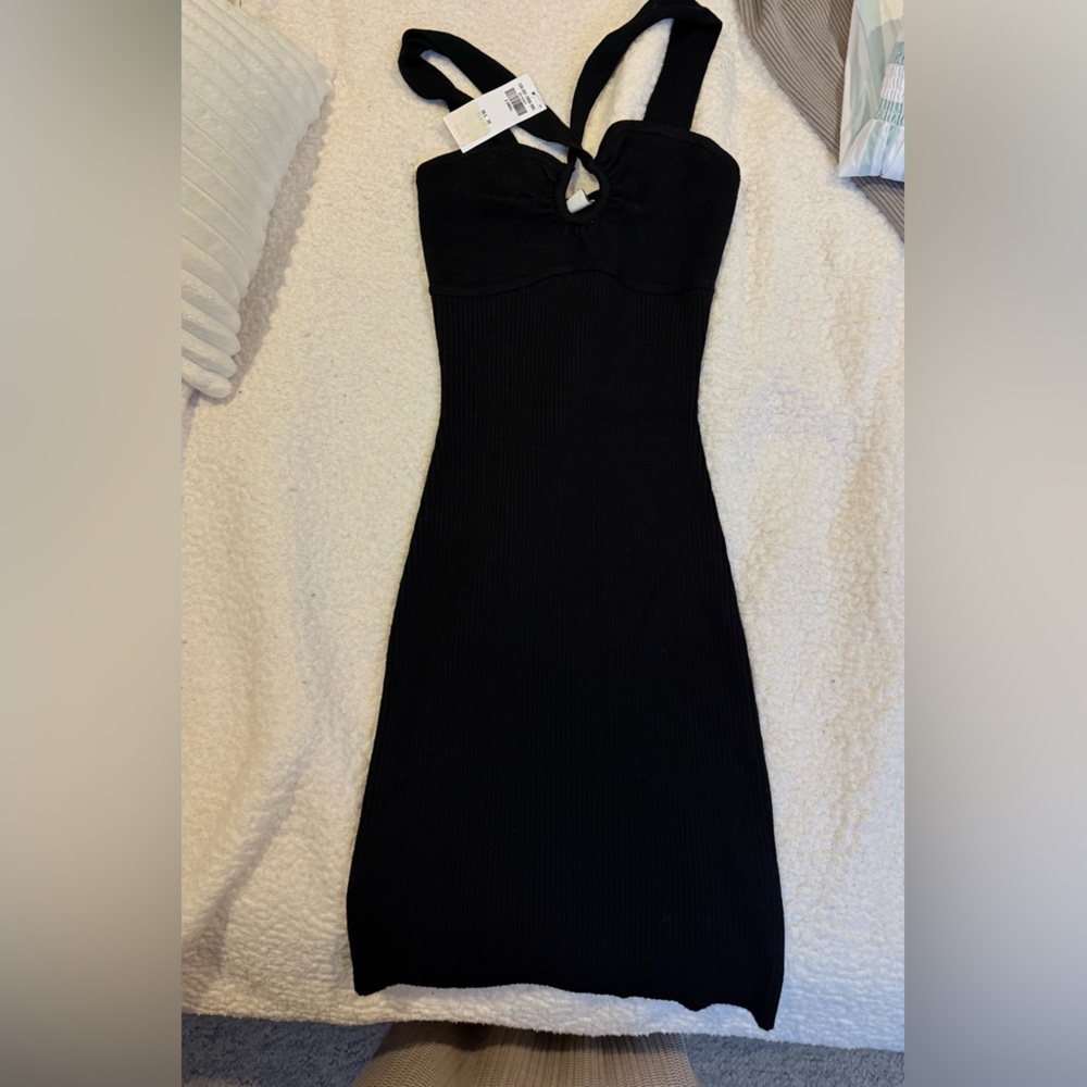 Abercrombie Elegant Black Mini Dress